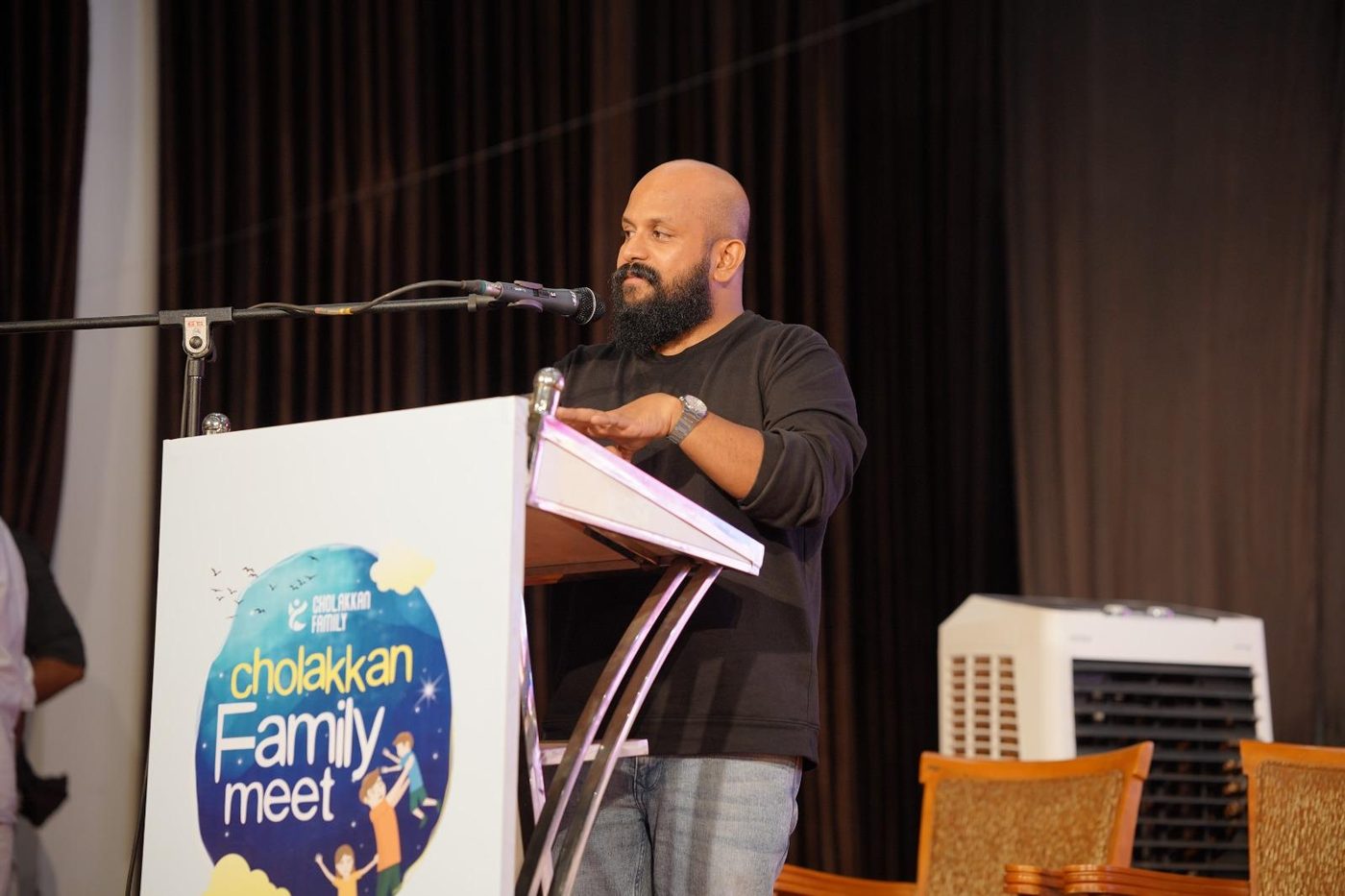 Stage & Speeches · Address during the programme